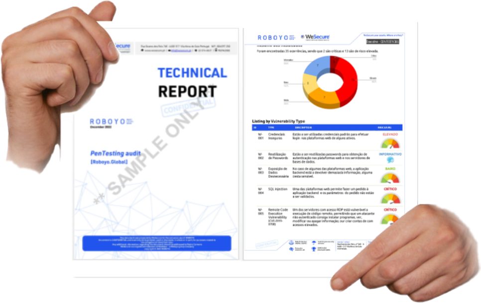 Especialistas em testes de penetração / pentesting / comprovativo pentest 